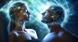 Telepathy between two humans using positive affirmations to increase psychic abilities