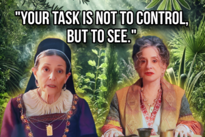 Lilia Calderu with her psychic mentor: your task is not to control, but to see