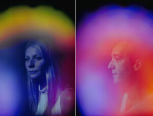 Aura photograph showing layered colors captured by an aura camera