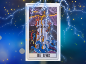 The Tower tarot card, upheaval that often means growth rather than reunion