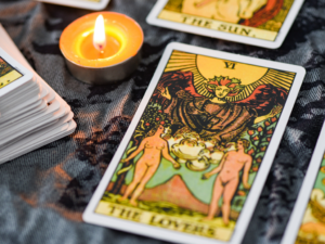Tarot cards as a mystical mirror of the subconscious mind