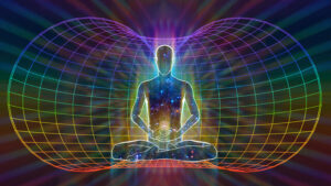 The human aura as an energetic psychic field surrounding the body