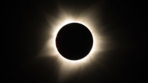 Full lunar eclipse symbolizing the psychology of shadow work