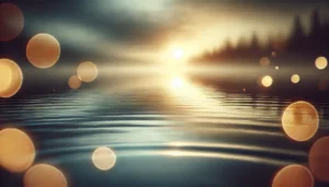Soft light reflected on still water, the calm a Life Path reading leaves behind