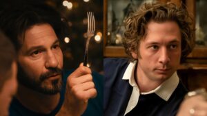The chaotic Christmas dinner scene from The Bear