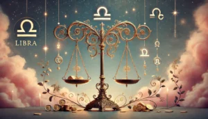 the-essence-of-the-zodiac-sign-Libra-themed-around-Shared-Resources-and-Intimacy.-Depict-Libra-with-balanced-scales-representing balance
