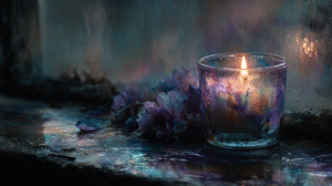 candlelit-room-ethereal-letters-psychic-whispers-indigo-purple-glowing-edges