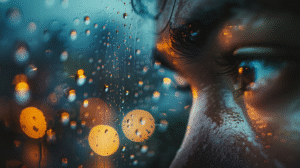 close-up-portrait-of-person-behind-rain-streaked-window-with-blurred-city-lights-emotional-photo-realistic